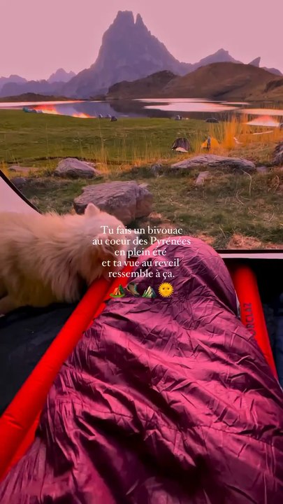 Un rêve éveillé… ✨  @Laura | Mountain & ocean lover   #petitmauda #bivouac #pyrenees #ossau #hiking #hikingdoc #paradisiaque #Voyage