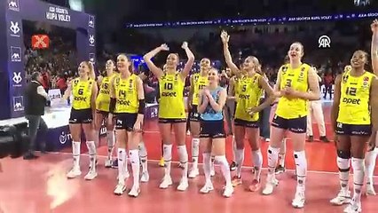 Fenerbahçe Opet, 4. kez Kupa Voley şampiyonu