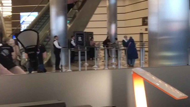 Las instalaciones de acceso al Crocus City Hall, una semana antes del ataque terrorista del 22 de marzo.