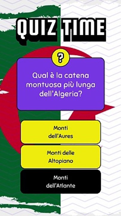 Quiz sull'Algeria
