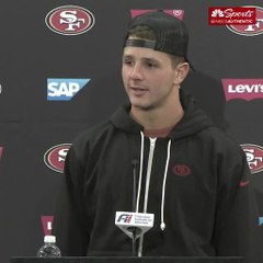 Brock Purdy responds to Patrick Peterson saying he'll pick him off