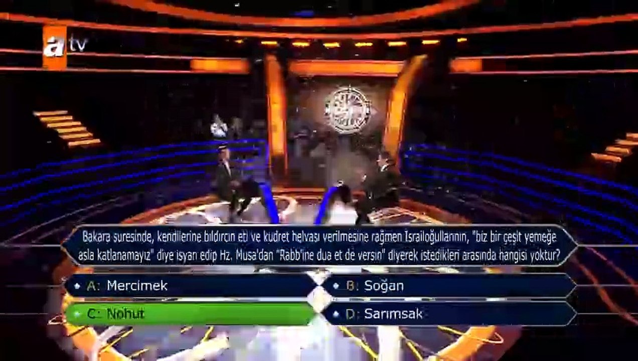 lim milyoner olmak ister 5 milyonluk soru açıldı