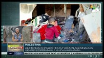 En Palestina fuerzas Israelíes atacaron las localidades de Rafah y Jan Yunis
