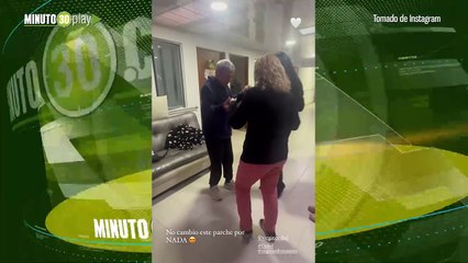 Jessica Cediel se reencontró con su padre bailaron en el asilo así fue la celebración navideña