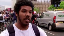 Miles marchan en Londres tras la muerte de George Floyd