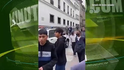 En inmediaciones del Palacio de Gobierno, en Quito, Ecuador, se registró un tiroteo