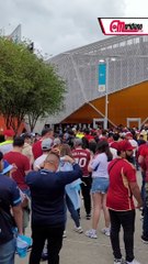 ¡El ambiente Vinotinto en Houston!