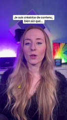 Je suis créatrice de contenu bien sur que... (Exclusivité Dailymotion)