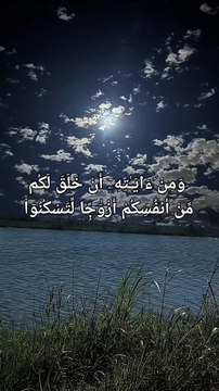 Surah Ar-Rum Verse 21 And one of His signs is that He created for you spouses from among yourselves so that you may find comfort in them. And He has placed between you compassion and mercy. Surely in this are signs for people who reflect. #ahmedisteyaqu