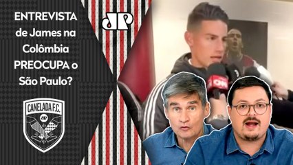 "É BIZARRO! OLHA o que James Rodríguez FALOU, gente!" ENTREVISTA na Colômbia PREOCUPA o São Paulo?