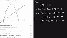 How to Calculate the Turning Point of a Graph in Algebra