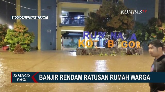 Terobos Banjir, Puluhan Motor Mogok di Bogor