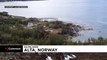 Un deslizamiento de tierra arrastra al mar a 8 casas en Noruega