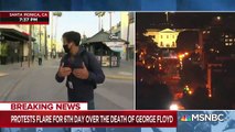 Caos en Santa Monica durante protestas por la muerte de George Floyd