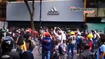 Saquean tienda Adidas en 5 de mayo en CDMX