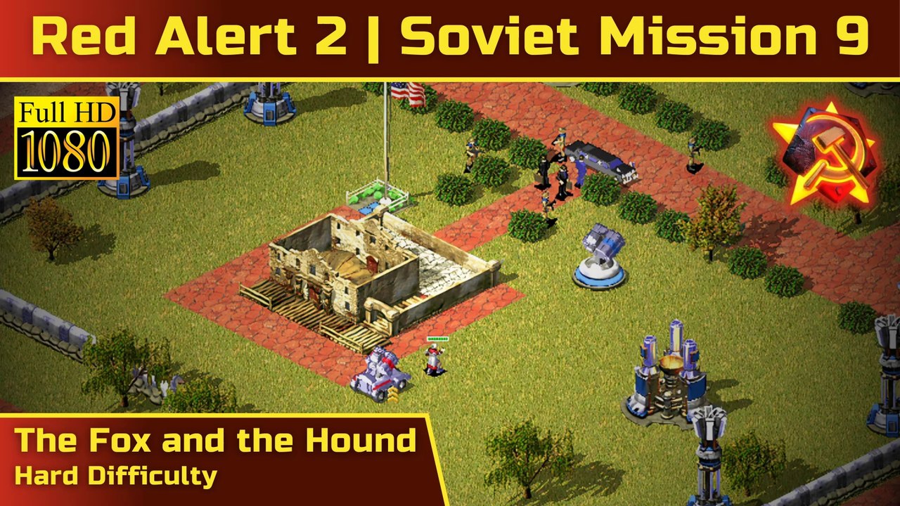 How to Beat Red Alert 2 Soviet Mission 9: Fox and the Hound - Hard - 1080p HD