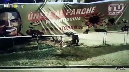 02-10-19 Capturado en flagrancia sujeto que pretendía robar la valla de Mauricio Tobón