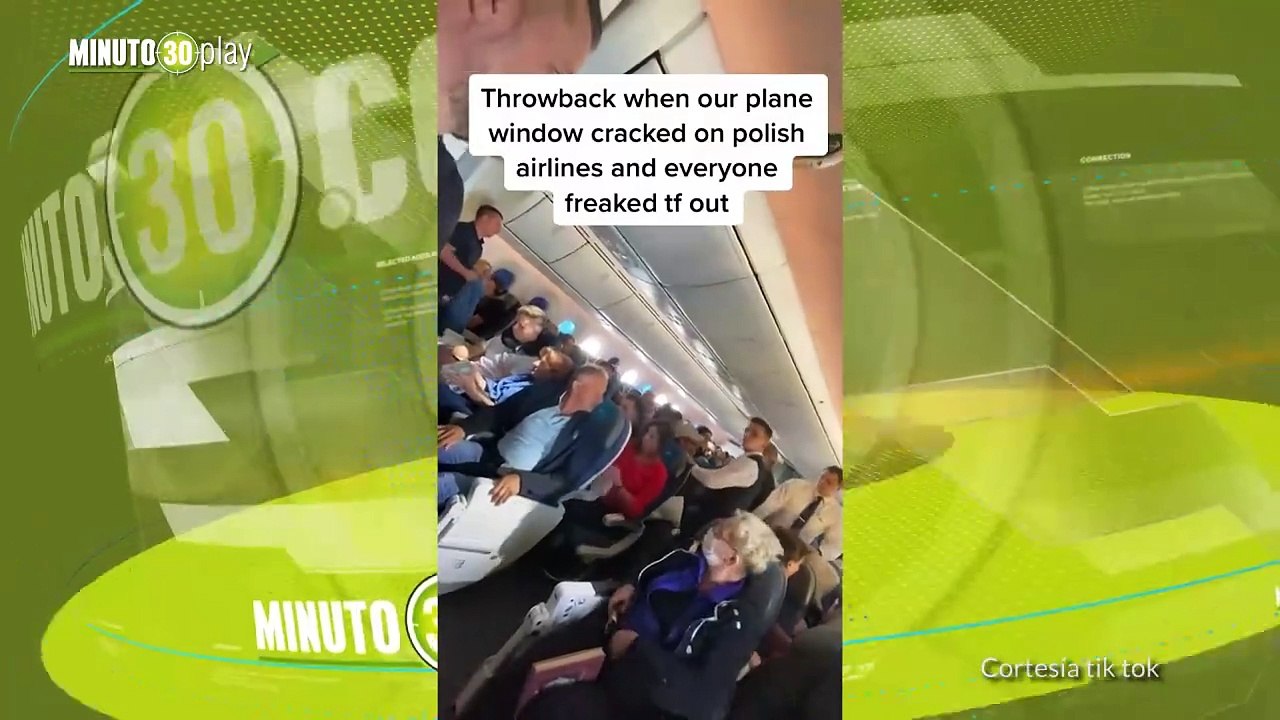 Caos en avión
