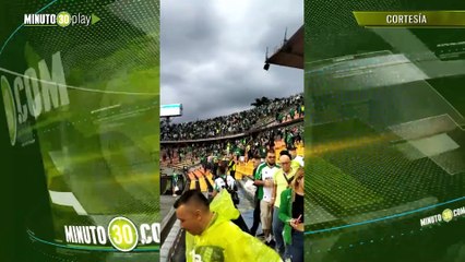momentos de tensión se vivieron en el estadio Atan