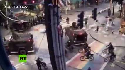 Download Video: Despliegan fuerzas policiales en Seattle para restablecer el orde