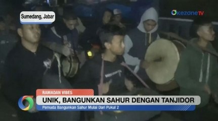 Unik, Warga Sumedang Bangunkan Sahur dengan Alunan Tanjidor