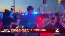 #VIDEO: Captan el momento en que camioneta de la policia atropella a manifestantes