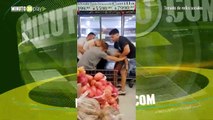 mujeres se pelearon por un trozo de carne en oferta en un Supermercado
