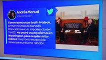Justin Trudeau descarta estar en reunión con López Obrador y Donald Trump