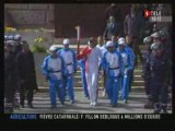 Flamme olympique Paris Eteinte 2 fois bagarres