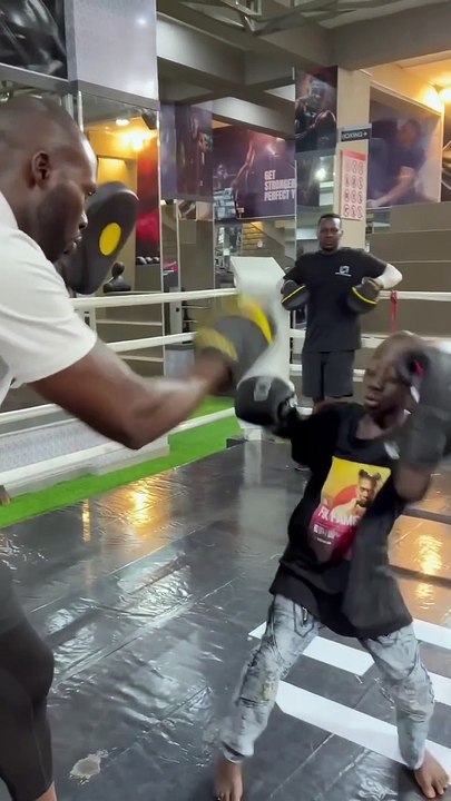 TENGE TENGE how to practice boxing with me