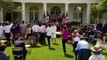El presidente Trump se reúne con el presidente mexicano Andrés Manuel