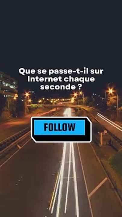 Que se passe-t-il sur Internet chaque seconde  (1)