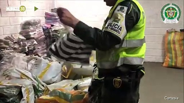 22-10-19 Más de 26.000 unidades de confecciones de contrabando fueron retiradas del comercio ilegal