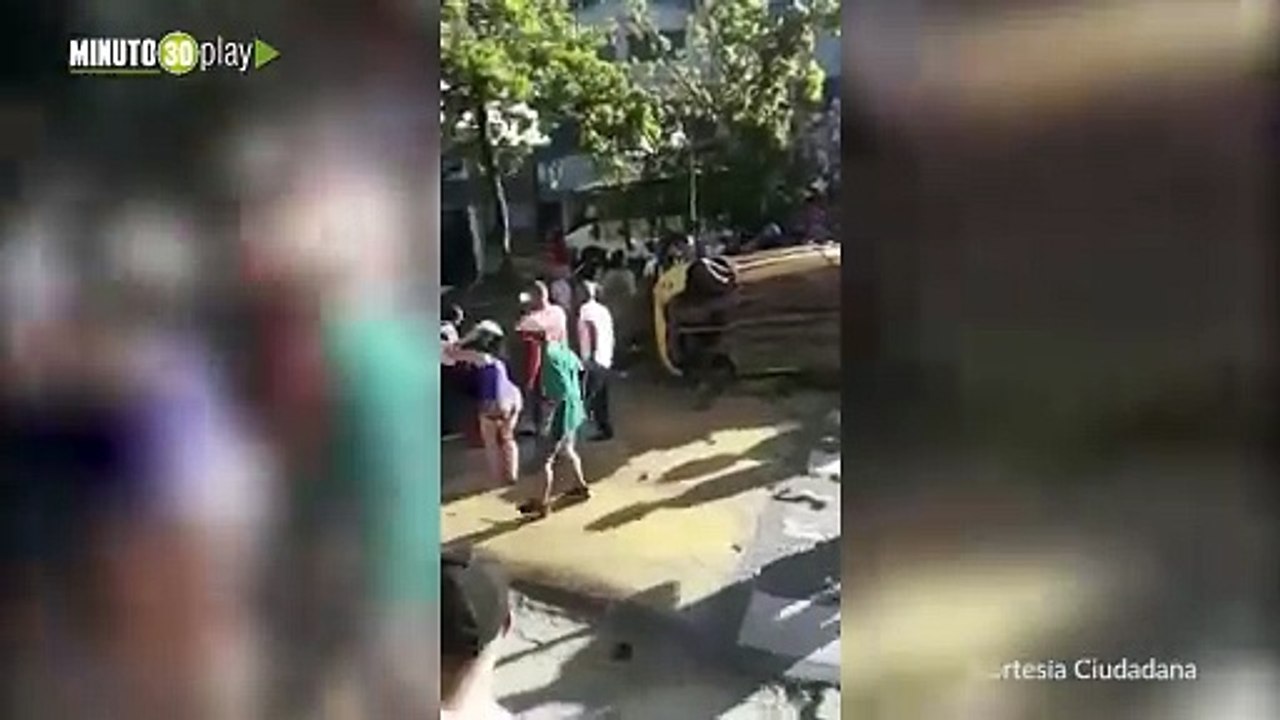 Volqueta sin frenos en pedrgal