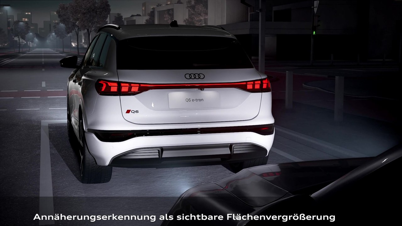 Audi Q6 e-tron – Digitale OLED Heckleuchten – Animation