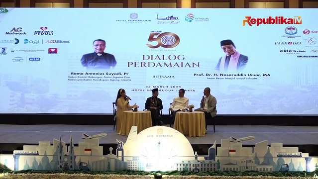 Tokoh Lintas Agama Hadiri Dialog Perdamaian di Hotel Borobudur Jakarta