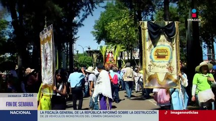 Así se llevó a cabo la procesión del Domingo de Ramos en Iztapalapa