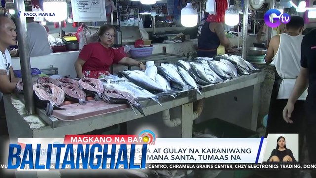 Presyo ng ilang isda at gulay na karaniwang in-demand kapag Semana Santa, tumaas na | BT