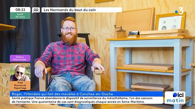 Conches en Ouche - Roger, l'Irlandais et le bois