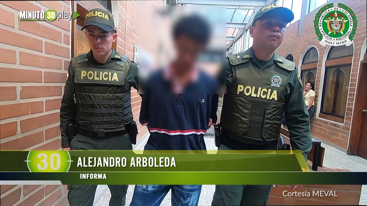 Alias ‘Joel’, cabecilla de 'El Ajizal' capturado, estaría vinculado al asesinato de conductor informal en Itagüí