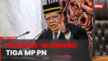 Tiga Ahli Parlimen PN berdepan hukuman berat - Speaker Dewan Rakyat