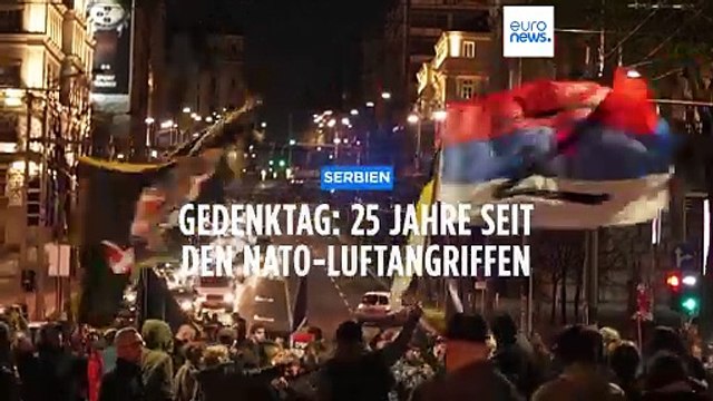 Serbien: 25. Jahrestag der NATO-Luftangriffe im Kosovo-Krieg