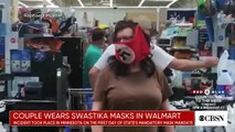 #Walmart prohíbe a pareja entrada mientras usaban máscaras con esvásticas