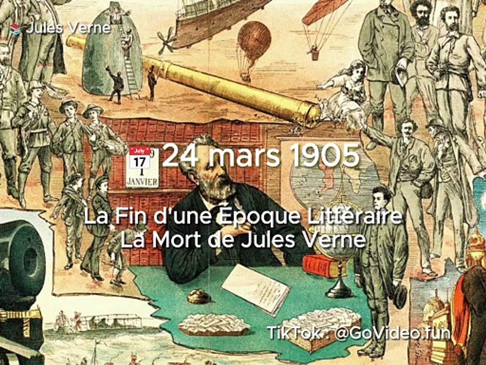  24 mars 1905 : La Fin d'une Époque Littéraire - La Mort de Jules Verne