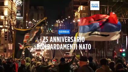 Serbia: 25° anniversario dei bombardamenti della Nato