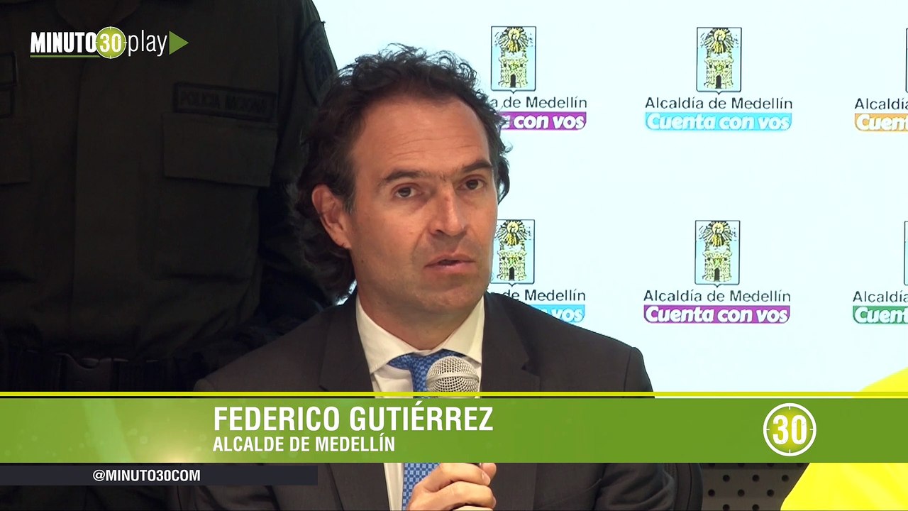 03-04-19 Alcalde Federico Gutiérrez habló sobre la problemática de menores criminales en Medellín