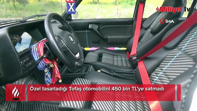 Dışı Tofaş, içi BMW! Özel tasarladığı aracını 450 bin liraya satmadı