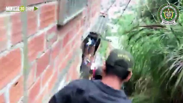 08-04-19 4 sujetos quedaron capturados tras la liberación de comerciante en Robledo