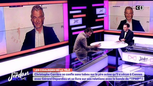 Christophe Carrière accuse Gilles Verdez de faire le jeu du Rassemblement national: Il a totalement vrillé ! Ce sont les raisonnements qu’il tient dans TPMP qui font monter l'extrême droite - Regardez