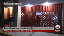Pobladores exigen cierre de crematorio